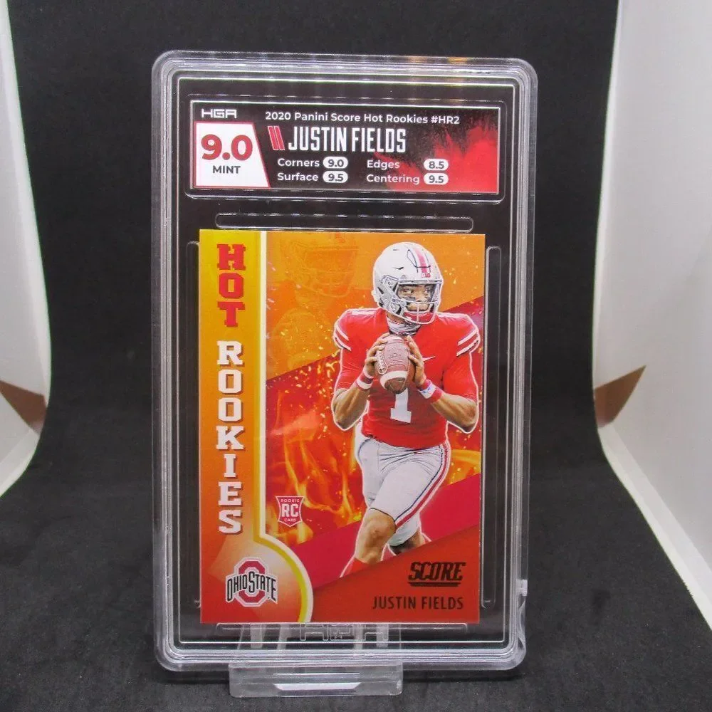 2021 Panini Score JUSTIN FIELDS Hot Rookies Chicago Bears HGA 9